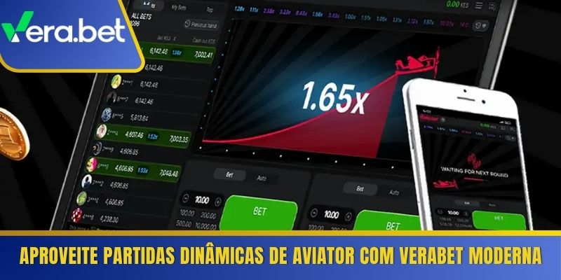 Aproveite partidas dinâmicas de Aviator com Verabet moderna 