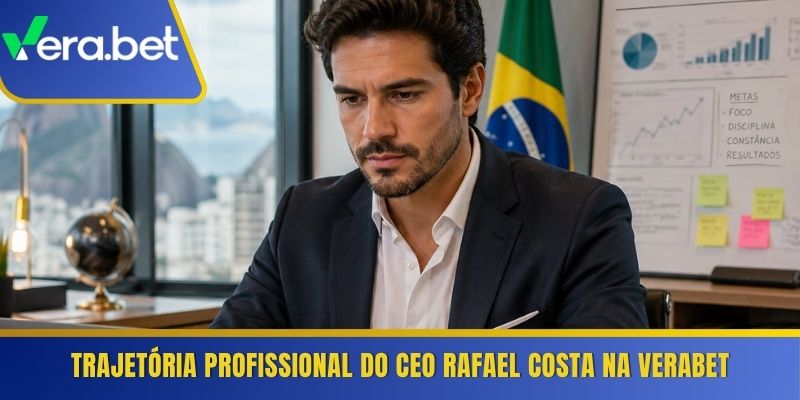 Trajetória profissional do CEO Rafael Costa na Verabet