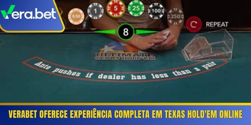 Verabet oferece experiência completa em Texas Hold'em online